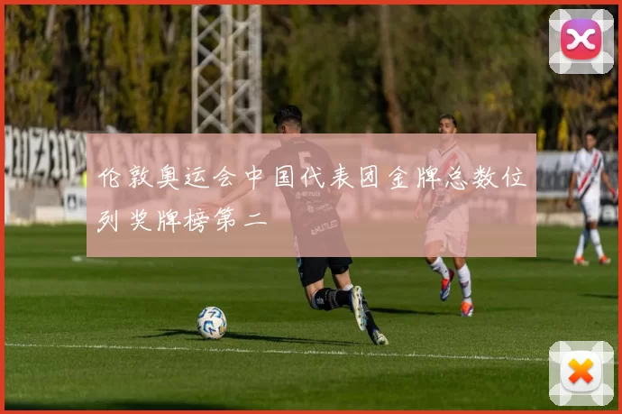 伦敦奥运会中国代表团金牌总数位列奖牌榜第二